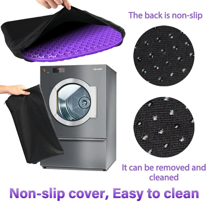 TONINT Large Gel Seat Cushion for Long Sitting with Non-Slip Cover,Soft & Breathable,Seat Cushion for Chair,Car,Office,Desk Chair,Wheelchair (17" x 15") - Image 3